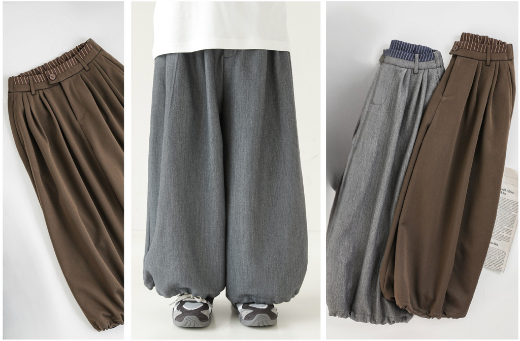 PANTALON LANA CAFÉ