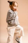 SWEAT OVERSIZE RETRO 90'S CREW GRIS