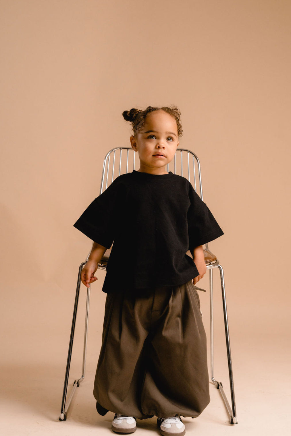 TSHIRT OVERSIZE RETRO 90'S CREW NOIR